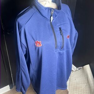 Drake Waterfowl Auburn Tigers 1/4 Zip Pullover Sweater Mens Size XL